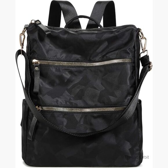 Anti-Theft Nylon Backpack Purse Convertible Daypack Travel College main image 6